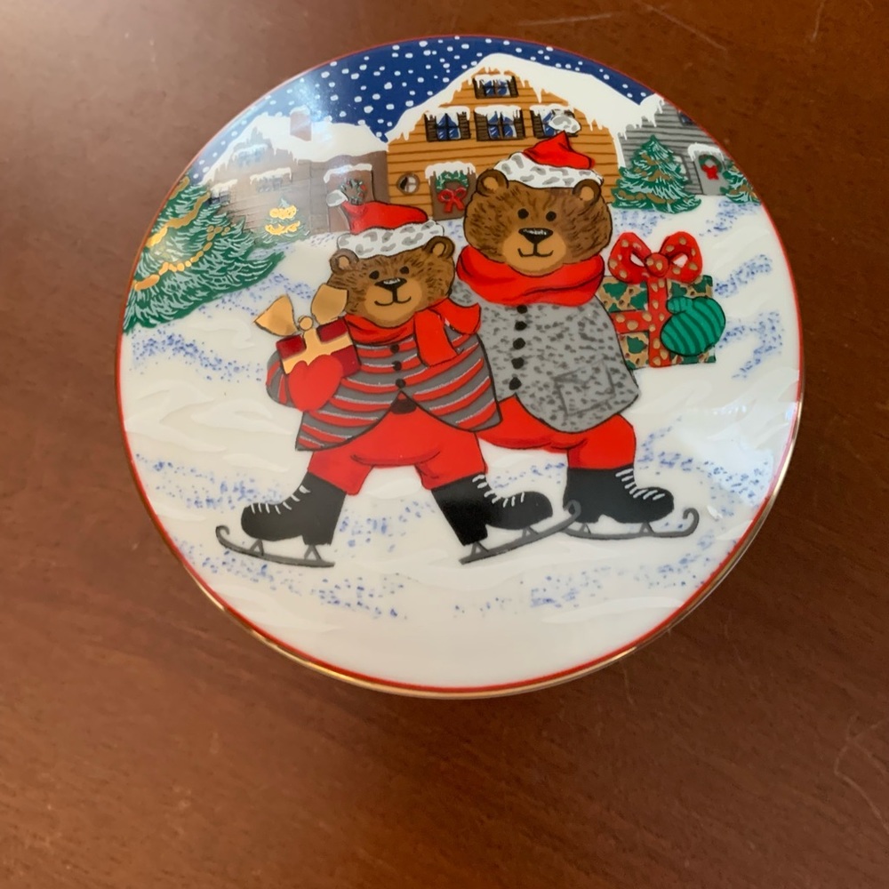 Christmas trinket dish